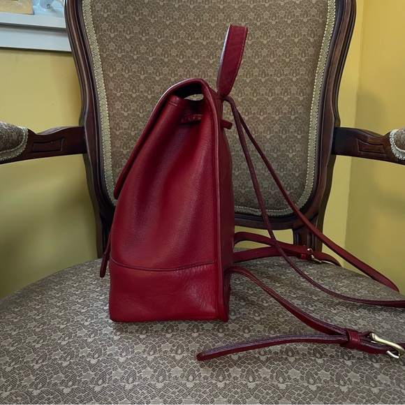Vintage Coach Red Daypack #9960 - Picture 5 of 16